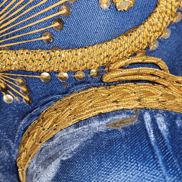 Pigalle Calidad Prestigio Luna Sombrero Vintage 1970s Mexico Velour Hat XXXXX - Picture 4 of 5